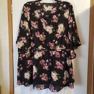 Torrid Floral Blouse